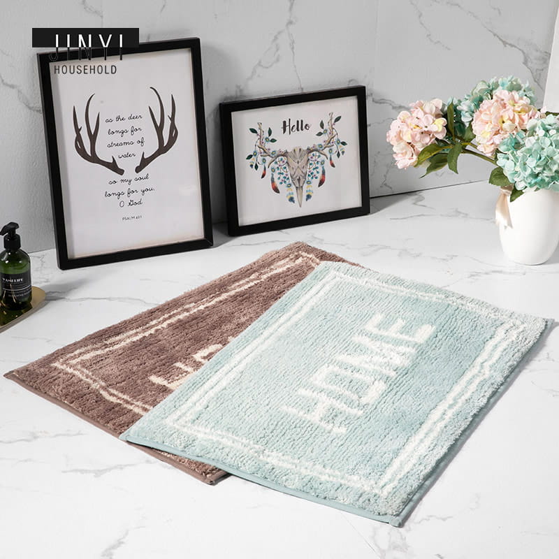 Fashion Home Word Super fiber Bath Mat