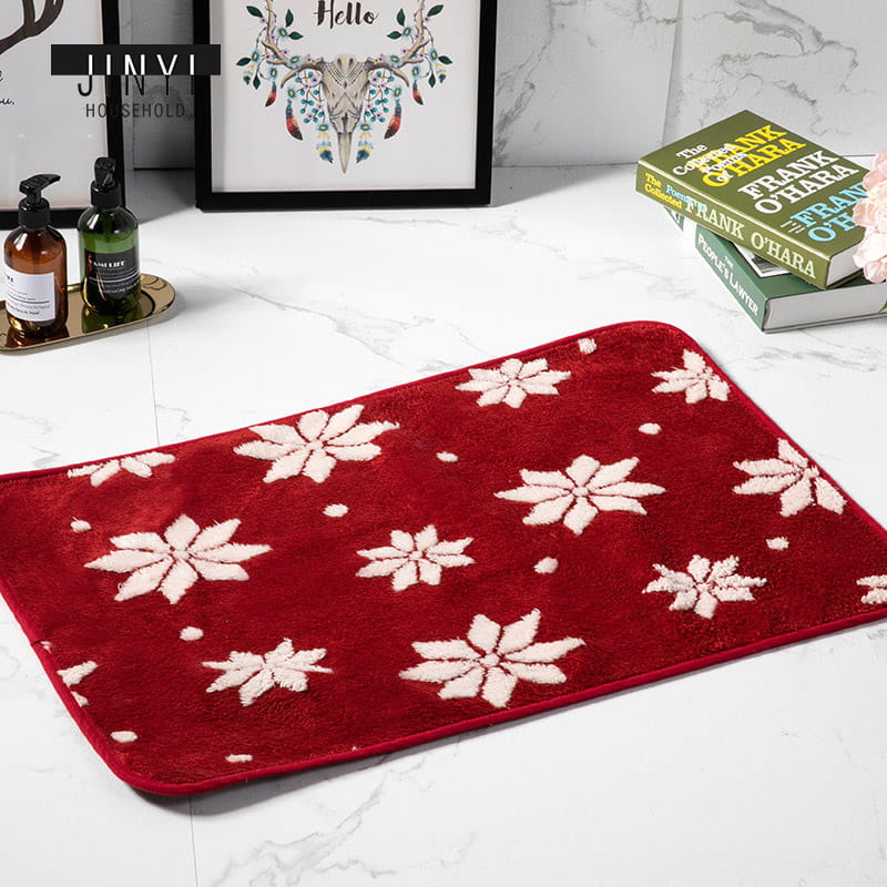 Fashion Snowflake Super fiber Bath Mat