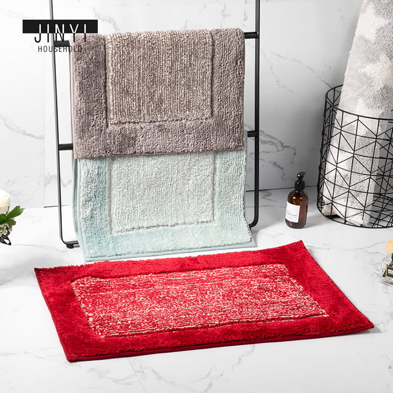 Fashion Square Super fiber Factory Outlet Bath Mat