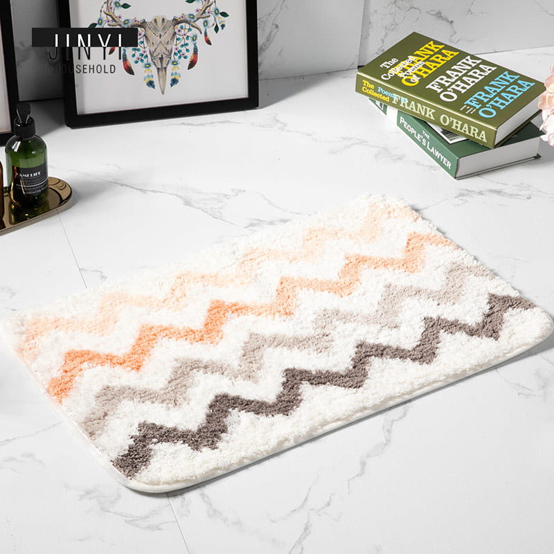 Fashion Wave Super Fiber Bath Mat