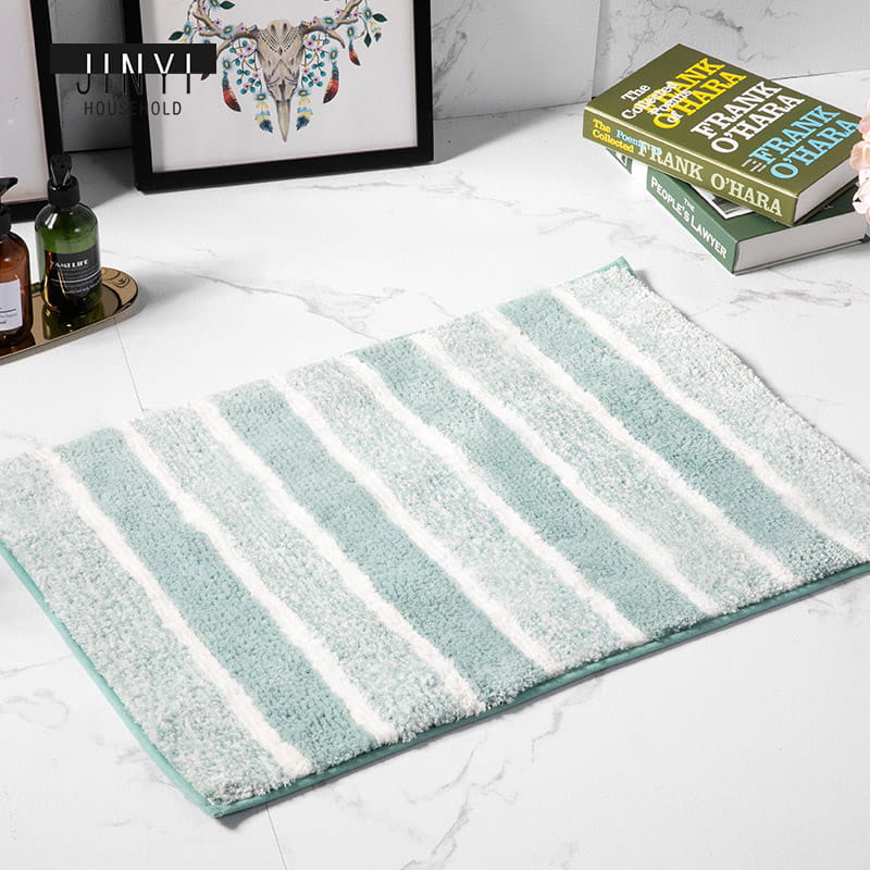 Made In China Stripe Super Fiber Bath Mat