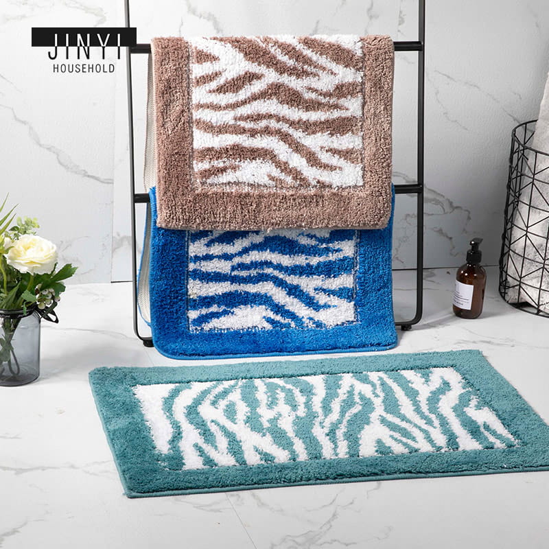 JD622 Tiger Stripe Microfiber Bath Mat