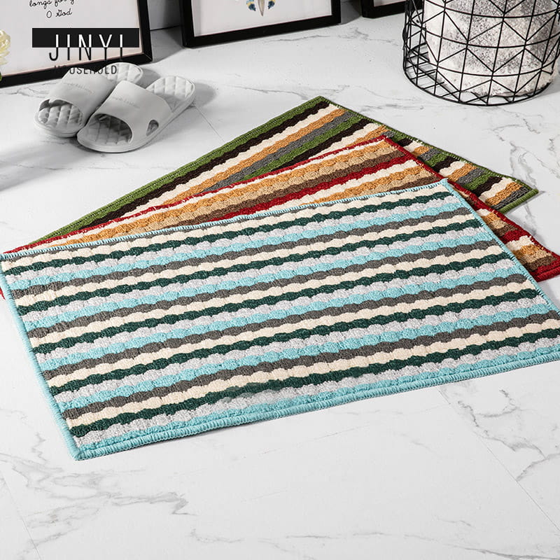 JY578 High Quality Large Stripe Bathroom PP Mat