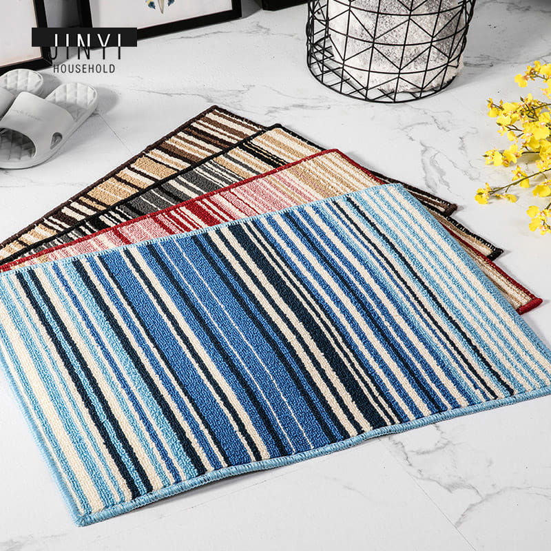 JY594 Vertical Stripe Dense Bathroom PP Mat