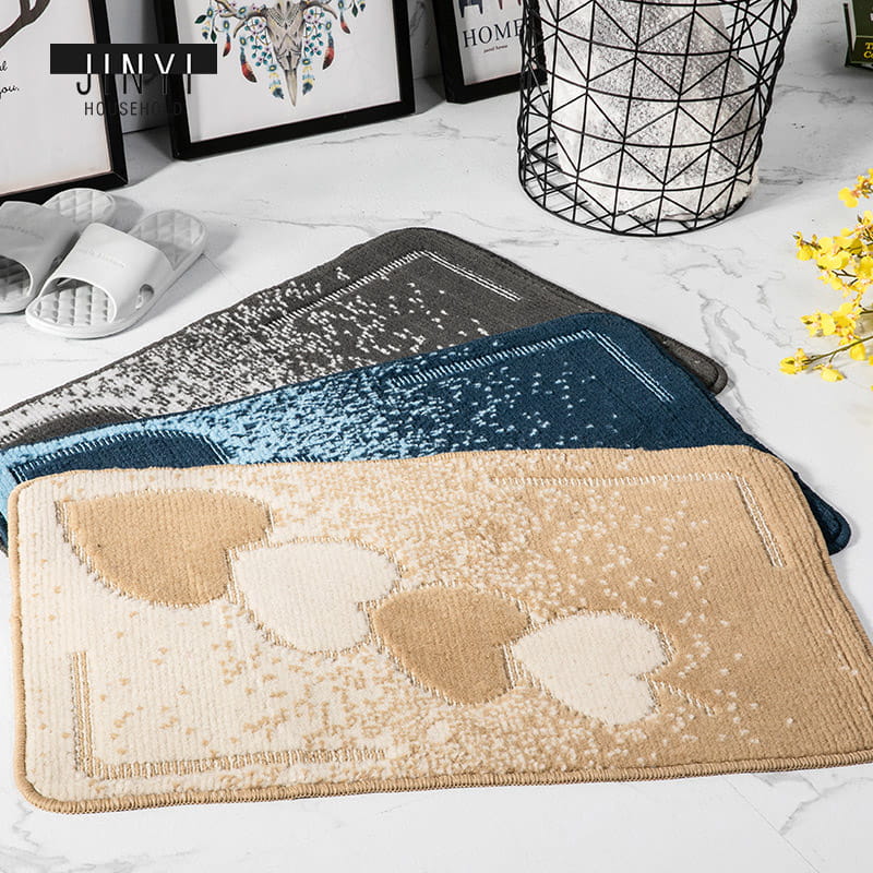 JY707 Heart-Shaped High Quality Bathroom PP Mat