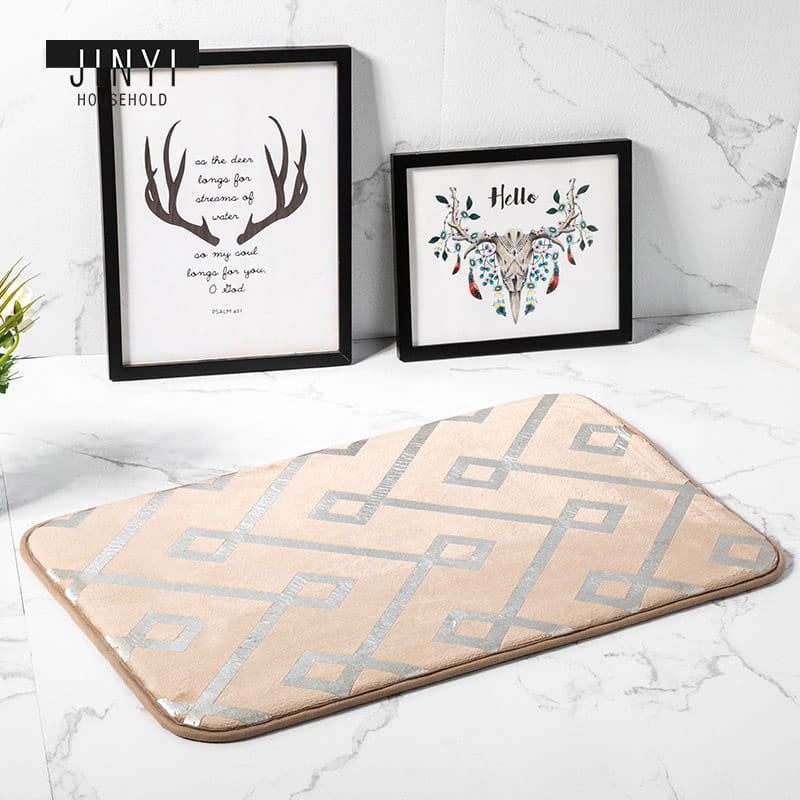 Luxury Square Memory cotton Bath Mat