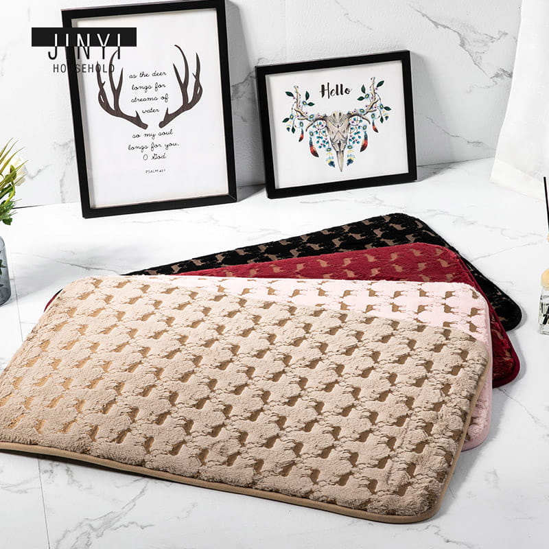 MF005 Elk Deer Memory Foam Bath Mat