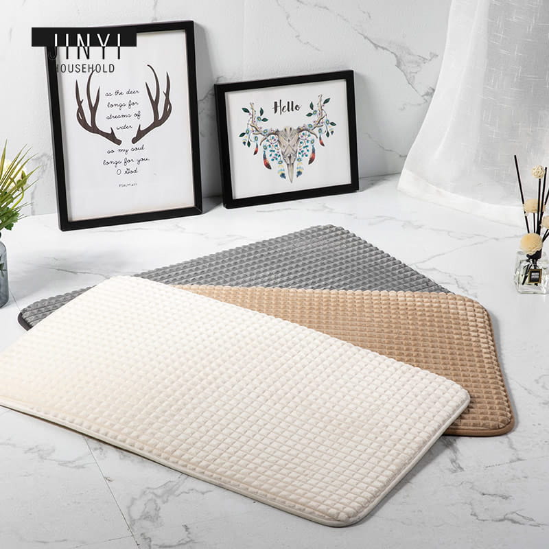MF502 Dot Memory Foam Bath Mat