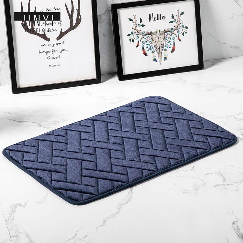 antislip absorbent bath mat with sbr backing
