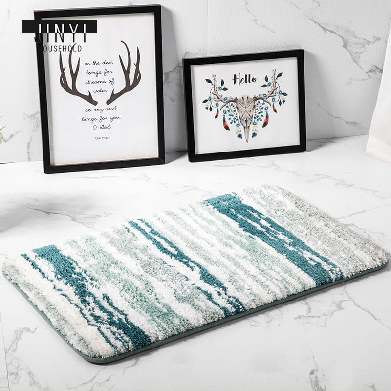 New Stripe Memory cotton Bath Mat