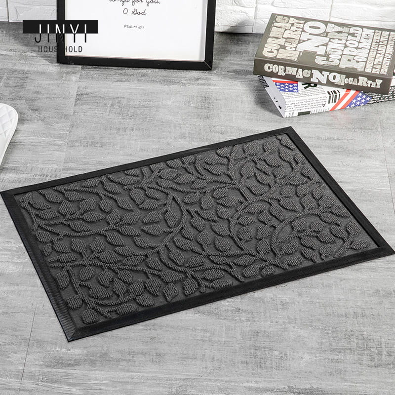 Comfortable and Elastic New Tree Leaf Rubber Door Mat