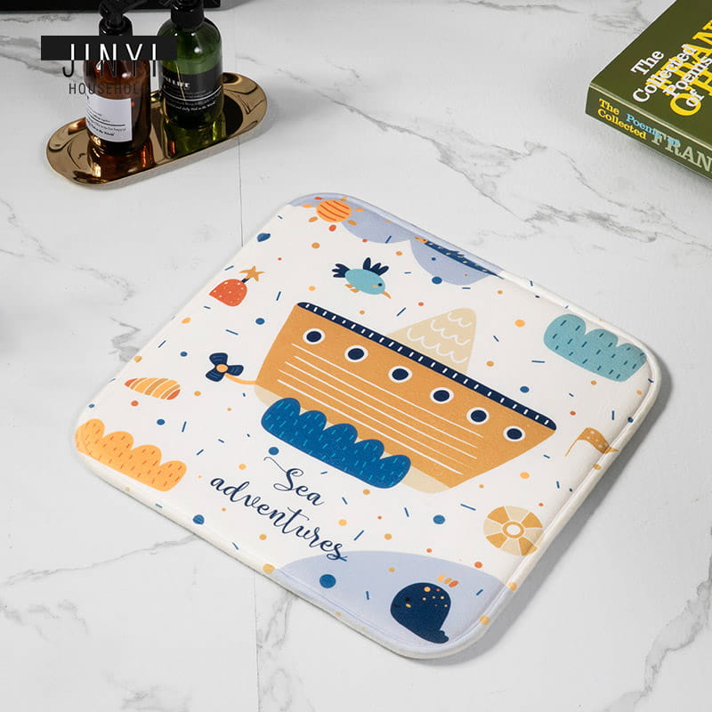 What are the functions of bathroom non-slip mats