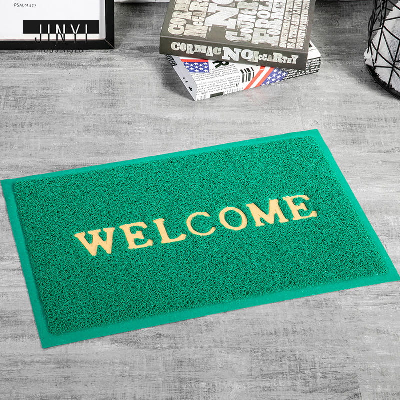 Logo Printed Waterproof Non-slip Rubber PVC Door Mat