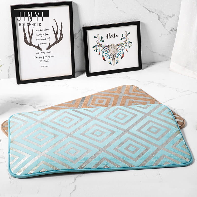 Factory Outlet Simplicity Luxury Memory cotton Bath Mat