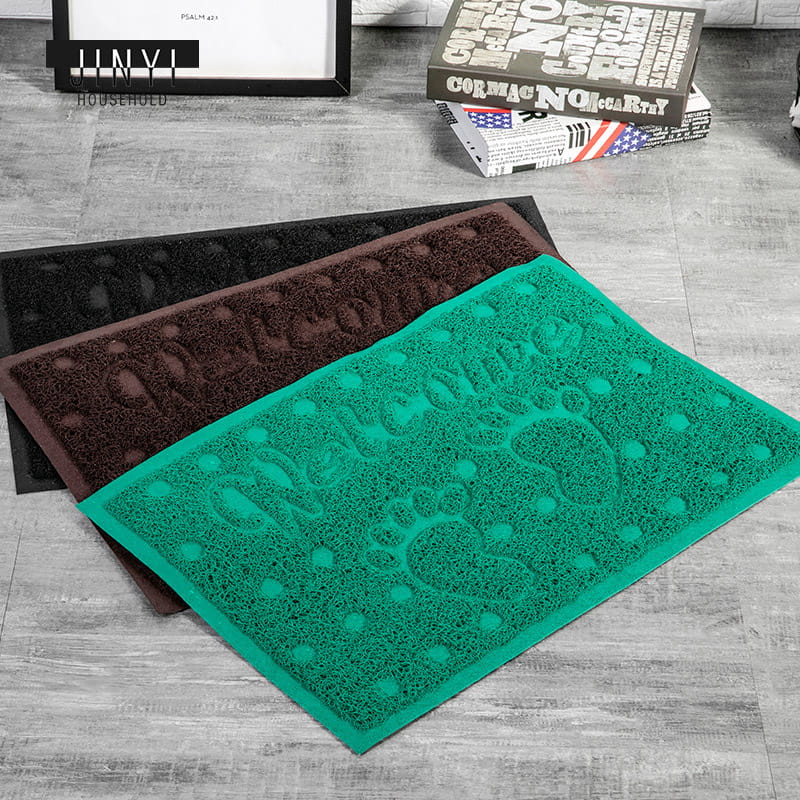 Printed Foot Waterproof Non-slip Rubber Door Mat